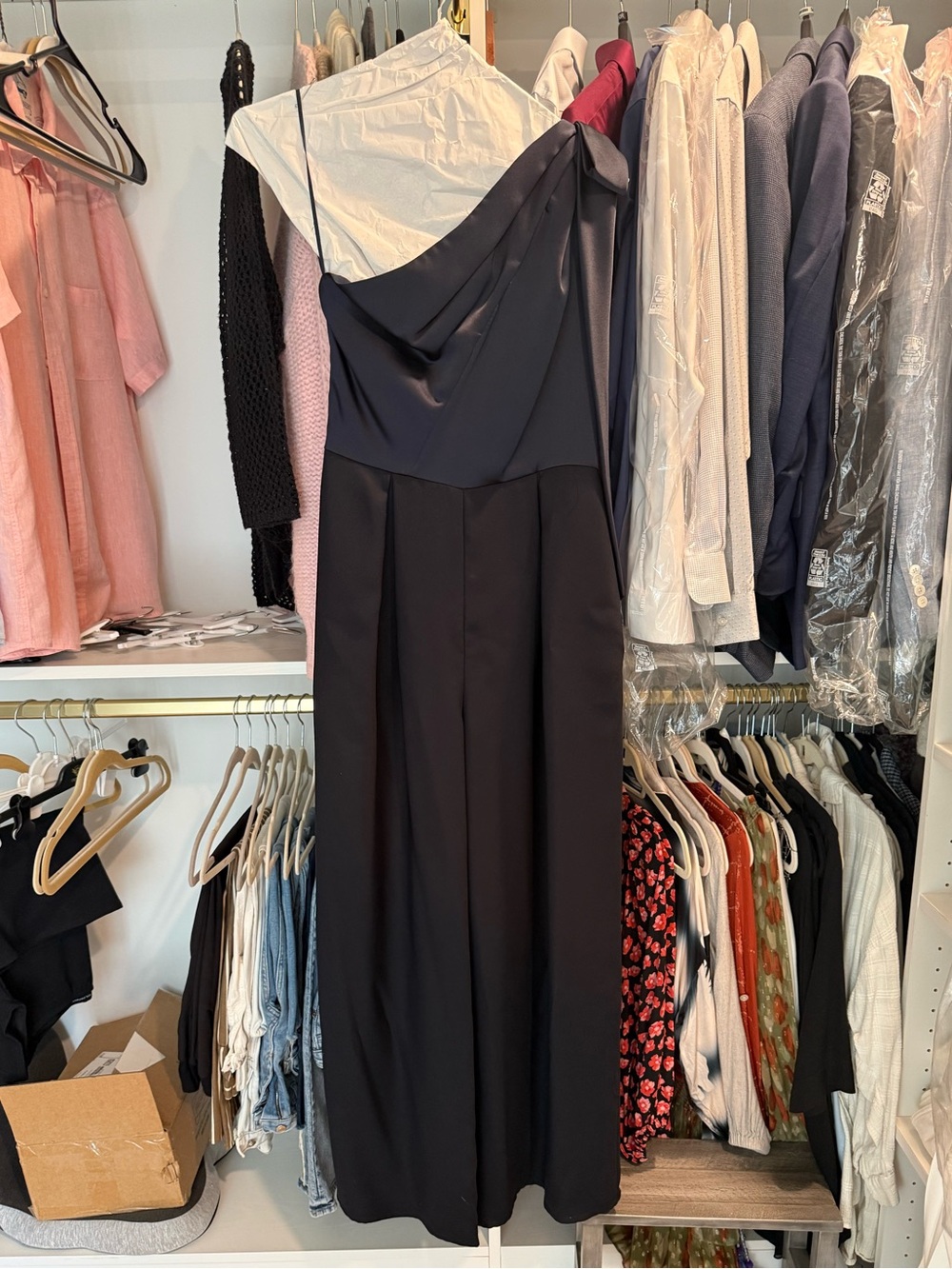Amsale Black Evening Jumpsuit